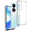 REY Cover in Gel TPU Anti-Shock per Honor X7B 4G - X7B 5G - Play 8T - Play 50 Plus - 90 Smart, Morbido Silicone Custodie Protettivo Case, Anti-Scratch, Protettiva Sottile Back Cover