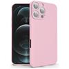 N NEWTOP Cover Compatibile per Apple iPhone 16 Pro, Custodia TPU SOFT Gel Silicone Ultra Slim Sottile Flessibile Case Posteriore Protezione Fotocamera Anti Urto Guscio Scocca Colorato Fina (Rosa)