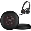 Miruchertter HC5 - Cuscinetti auricolari di ricambio compatibili con cuffie MPOW HC5 HC6, in pelle proteica, ad alta densità, con cancellazione del rumore, in memory foam, parti di riparazione