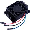 GeeekPi Dissipatore di Calore CNC in Lega di Alluminio con Ventola PWM, radiatore di Raffreddamento passivo per Raspberry Pi Compute Module 4 CM4 Scheda Madre(con Ventola)