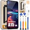 ARSSLY Schermo TFT per Samsung Galaxy A15 LCD per Samsung A15 4G / 5G SM-A155 SM-A156 Touch Screen Digitizer Assembly Riparazione Kit (Nero, Not Support Impronte Digitali)