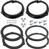 Aerzetix | Kit 2 adattatori per altoparlanti Ø165 mm | portiere anteriori/posteriori | compatibile con Ford B-Max, C-Max, Focus Mk3, Kuga, Mondeo Mk4 Mk5, Ranger, Transit Connect Custom
