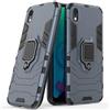 MaiJin Compatibile con Huawei Y5 (2019) Cover, Custodia Armor Anello Cavalletto (Funziona con Il Supporto Magnetico per Auto) Case Paraurti per Huawei Y5 2019, Honor 8S (Blu Navy)