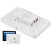 Waveshare Official White Case for Raspberry Pi Touch Display 2/7-DSI-TOUCH-A / 7inch DSI LCD (H), Support Pi 5 / RPi Expansion Boards, Abundant Interfaces (Not for Other 7 Screens)