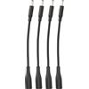PUSOKEI 4pcs DC 7.4x5.0mm a 4.5x3.0mm Convertitore Connettore, Convertitore Cavo Adattatore Punta da 7.4 a 4.5mm per Laptop Plug and Play