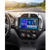 Hikity 2+64GB Android 15 Autoradio per Toyota RAV4 2001-2006 Radio Carplay Android Auto Bluetooth 9 Schermo Auto Radio con Telecamera GPS HiFi WiFi FM RDS