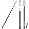 CAMOLO GEEK CAMOLOGEEK 3,0 m Bastone per Selfie Invisibile in Fibra di Carbonio con Montaggio 1/4-20, per GoPro Hero 13 12 11 10 9 8, DJI Osmo 360, Action 5 Pro 4 3, Insta360 X5 X4 X3