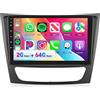 VECHTEL Autoradio 2G+64G Android 15 per Mercedes Benz E Classe W211 E200 CLS W219 2002-2009, 9 HD 2.5D Schermo Tactile co Carplay Android Auto senza Fili GPS Wi-Fi USB Bluetooth FM RDS Retrocamera