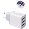 coalwop Caricatore USB 15 W 3 A Adattatore di Caricabatterie USB a 3 porte compatibile con iPhone 14 13 12 11 X Samsung Xiaomi tablet e altri dispositivi USB