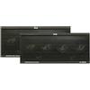 Pyle SISTEMA IN CASSA ULTRA SLIM PYLE PLTWVS COMPOSTO DA 6 TWEETER DA 50 WATT RMS E 100 WATT MAX PER AUTO CASA FESTE BAR DJ O PER LOCALI