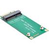 Cablecc Adattatore da 3 x 5 cm mSATA a 3 x 7 cm mini PCI-e SATA SSD per ASUS Eee PC 1000 S101 900 901 900A T91