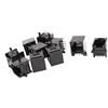 A ABSOPRO RJ11 Modulare Jack 6P6C Presa Montaggio Telefono Connettori Set 10
