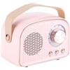 VBESTLIFE Altoparlante Bluetooth retrò, Arredamento Vintage, Mini Altoparlante Portatile Wireless Bluetooth5.0, Stile Carino Vecchio Stile per Cucina, Scrivania, Camera da Letto, Ufficio,
