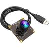SVPRO Modulo fotocamera USB da 5 MP, 50 fps, Global Shutter, per computer portatile, fotocamera a luci ad alta velocità, per macchine per incisione laser, computer, visione, scheda grandangolare, 120