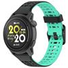 GIOPUEY Cinturini Compatibile con COROS Pace 2/Apex 2/42MM, Morbido TPU Cinturino [Design a Colori di Giunzione] - Black/Blue