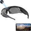 Hereta, Occhiali da sole con fotocamera Wifi, per registrazione video DVR HD 4K, lenti polarizzate con protezione UV400 per sport all'aperto, supportano iOS e Android e schede TF fino a 256 GB