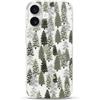 LCHULLE Natale Cover Compatibile con iPhone 16 Plus(6.7 Pollici) Custodia Natale Trasparente Cover Silicone Christmas Case TPU Bumper Chiaro Custodia Protettiva per iPhone 16 Plus (Albero Verde)