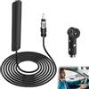 LEIBOCHAO Antenna Universale per Autoradio, FM ANT-309 AM Antenna Radio Auto, Autoadesive Autoradio,Adattatore DIN Camion Parabrezza antenna per Auto, SUV e Camion