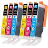 Tinnee CLI-571XL - Cartucce d'inchiostro di ricambio per Canon 570 571, Canon MG5750, per PIXMA MG5700 MG5750 MG5751 MG6850 MG6851 TS5050 TS5051 TS6050 MG6800 MG6850