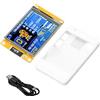Binghe NerdMiner V2 Mining Bitcoin con Custodia bianca, 1060KH/S NerdMiner V2 Bitcoin Miner con 2.8 TFT Display ESP32 WROOM Bitcoin Miner BTC Solo Lottery Miner Bitcoin Crypto Lottery Miner con Nerd Miner
