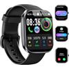 Uaue AI Smartwatch Uomo Donna, 2025 Nuova Fitness Tracker Orologio con Voce AI/Quadrante AI, Chiamate Bluetooth/Cardiofrequenzimetro/Contapassi/Sonno/115+ Sportive, 1.91 Smart Watch Impermeabile IP68