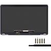 FTDLCD® Ricambio per Apple Macbook Pro 13 A1706 A1708 Schermo LCD Display Completo Assemblaggio (Argento)