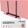 Sound bass Supporto universale sotto la TV, Compatibile con Bose Smart Soundbar 300/500/550/600/700/900 Lifestyle Ultra, TV Speaker, Smart Ultra, Invisibile una volta montato, Facile da installare, Nero