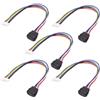 chenyang 5 PACK 2.0mm Pitch 6Pin a USB C Femmina DC 5 V/20 V PD alimentazione a filo presa di ricarica porta cavo adattatore di conversione