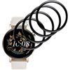 KELOLIN [4 Pezzi] Pellicola Protettiva per Huawei Watch GT 3 42mm Facile da Installare (Curva 3D), Copertura Completa, Anti Graffio, HD Protezione Schermo Compatibile con Huawei Watch GT 3 42mm