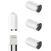 Kefiany Tappo di ricambio per Apple Pencil (set di 4) per IPad per Iphone Stylus 1a Generazione 2a Gen Pennino a Matita Miniera Caps Pen Protection Certificato per Apple MFI Adattatore