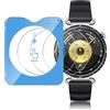Haofun 3 Pezzi Pellicola Protettiva per Huawei Watch GT6 41mm Vetro Temperato 9H Film, HD Schermo Antigraffio Senza Bolle, Con Posizionatore Ausiliario, Trasparente