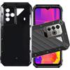 AQGG Custodia per Ulefone Power Armor 18 (6.58 Pollici) Cover, Black Protettivo Sottile Morbido Silicone Custodia Protezioni Skin Bumper -Black