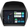 BXLIYER Android 15 IPS Autoradio Per Hyundai IX35 (2010-2017) Navigation GPS Radio - 2G+32G - Senza fili CarPlay Android Auto - DAB Volante Dual-Band WiFi Bluetooth - 10.1 Pollici 2 Din - Camera