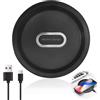 Hugfads Caricatore wireless da 15 W - Ricarica rapida induttiva - Compatibile con Google Pixel, Samsung Galaxy, iPhone - Design intelligente - Ricarica sicura
