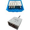 Vsnetwork Kit Amplificatore Antenna TV da Palo 30 dB + Alimentatore 12V 100 mA, Filtro Lte/5G, Regolabile