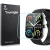 Yoomigle Confezione da 6 pellicole protettive compatibili con smartwatch Jugeman Y66 da 1,96 pollici, compatibili con Coucur Y66 da 1,96 pollici, pellicole protettive trasparenti HD antigraffio
