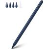 DARLYOR Penna Stilo per iPad 2018-2022, DARLYOR Stilo dell'iPad 2a Generazione con Rifiuto di Palmo, Sensibile all'inclinazione, Pennino Magnetico per iPad 6/7/8/9/10/Air 3/4/5/Mini 5/6/Pro 11/Pro12.9-Blu