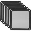 ASHATA 5pcs 120mm Filtro Antipolvere per Ventola per PC, Telaio in Rete Magnetica per Computer in PVC con Filtro Antipolvere per Computer