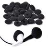 DPWOUM 24 cuscinetti auricolari di ricambio neri, 18 mm, design pratico e durevole, per elettronica e foto