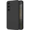 AICEK Compatible con Samsung Galaxy S24 Cover, Silicone Custodia per Samsung S24 Cover Molle di TPU Sottile Bumper Case Nero