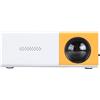 PUSOKEI Mini Proiettore 4K, Videoproiettore Full HD 1080P per Bambini, Proiettore Cinematografico Home Theater da Esterno Portatile a LED con Telecomando, Porte Multiple (Spina UE 110 V)