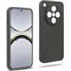 REY Cover in Gel TPU Nera per Oppo Find X8, Ultra Sottile 0,33 mm, Morbido Flessibile, Custodia Silicone