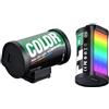 TTARTISAN Mini Magnetica RGB Video Luce Retro Film Look RGB LED Luce Per Fotocamera Con Attacco A Calotta