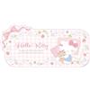Kuitmor Tappetino per Mouse Kawaii Anime, Tappetino da Gioco Carino, Tappetino Antiscivolo Impermeabile per Tastiera, Tappetino Grande Durevole con Bordo a Fiocco per Ufficio e Gaming - Hello Cat