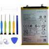 ERYNK QM50 - Batteria di ricambio compatibile con Motorola Edge 40 Neo con set di attrezzi