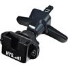 HYS Supporto a clip per radio portatile Supporto per bocchetta d'aria condizionata per autovettura Compatibile con Baofeng Motorola Midland Yaesu Icom Walkie Talkie (K-3)