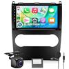 Hodozzy 【8 Core 6+128G】Hodozzy Carplay Autoradio per Mercedes Benz Classe B B200 Classe A A160 A180 2008-2011, 9 Pollice Android Autoradio con Android Auto/WiFi/GPS/RDS/FM/Bluetooth/USB