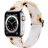 TRISTRAPS Elastico Cinturino Compatibile con Apple Watch 38mm/40mm iwatch Series SE/6/5/4/3/2/1,Cinturino di Ricambio in Nylon per Uomo Donna,Traspirante, Elegante e Resistente