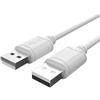 CABLEPELADO Cavo USB 2.0 Super Speed | Cavo USB Dati Tipo A Maschio | Velocità fino a 480 Mbps per computer, TV Box, HDD esterno, Base di Ventilazione, Hub USB, Raspberry Pi | Beige | 2 Metri