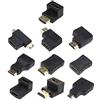 Be In Your Mind 10 adattatori HDMI misti, HDMI a Mini HDMI/Micro HDMI femmina maschio placcato oro connettore convertitore di interfaccia